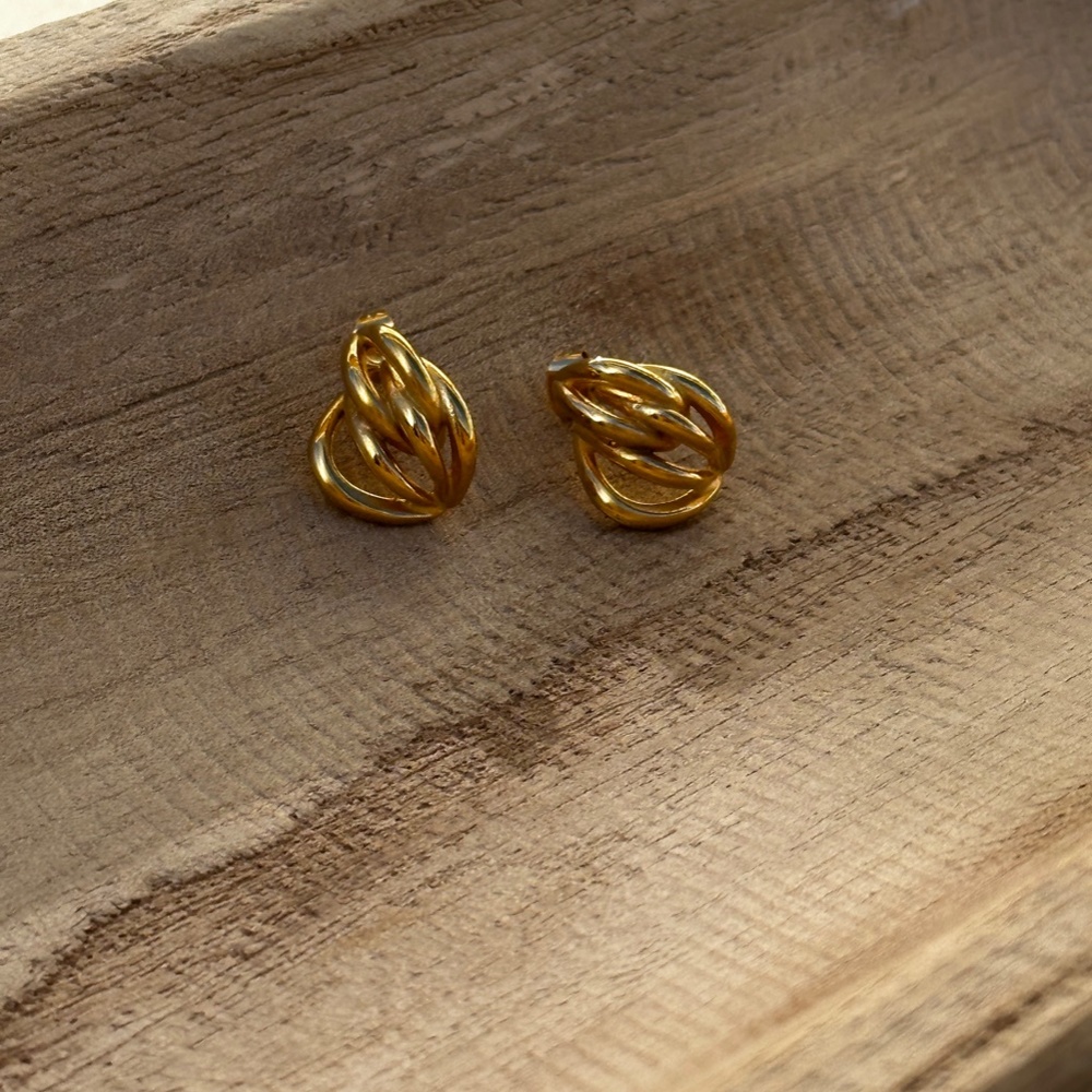 Coastal Gold Plated Shell Earrings